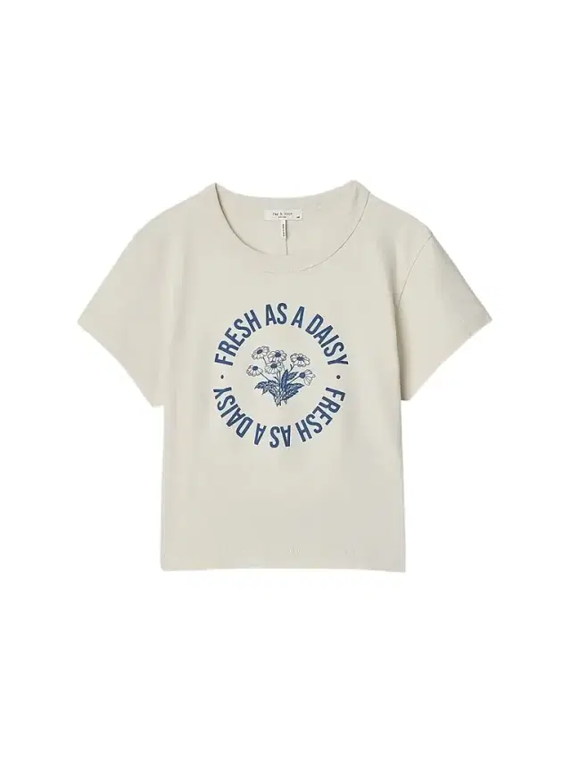 rag & bone Women's Fresh As A Daisy Kelly Perfect T-Shirt - Turtle Dove