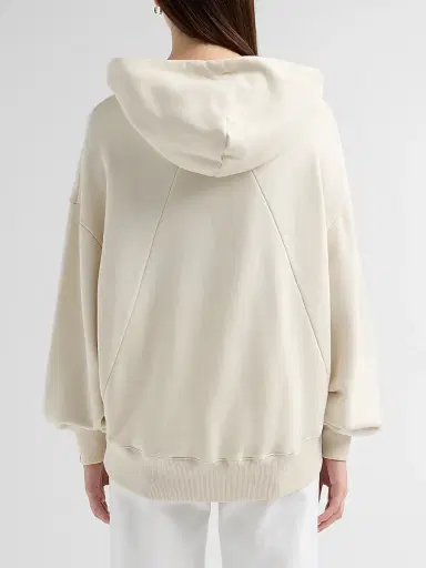 rag & bone Women's University Vintage Terry Hoodie - Turtle Dove | Thumbnail 3 rag & bone Women's University Vintage Terry Hoodie - Turtle Dove | Thumbnail 3