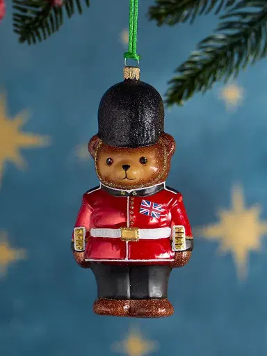 Exclusively Ours London Guard Glass Ornament | Thumbnail 1