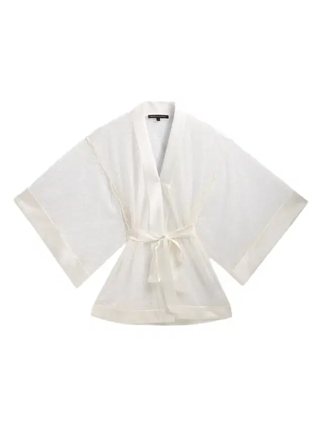 Kiki de Montparnasse Women's Petite Fleur Silk Lace Kimono-Style Robe -