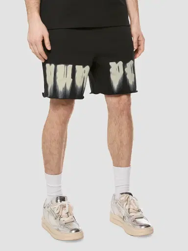 Purple Brand Men's Cotton Fleece Logo Shorts | Thumbnail 3