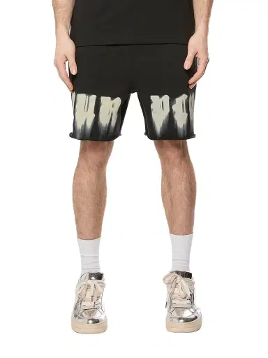 Purple Brand Men's Cotton Fleece Logo Shorts | Thumbnail 1