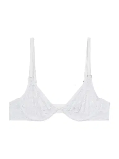 Fleur du Mal Women's Le Stretch Multi-Fit Lace Demi Bra - | Thumbnail 1