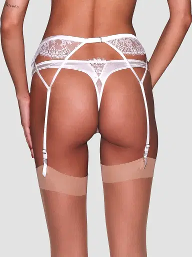 Fleur du Mal Women's Frankie Lace Thong - | Thumbnail 4