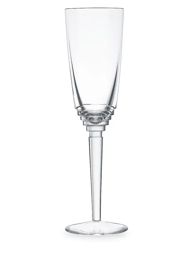 Saint Louis Oxymore Crystal Champagne Flute Glass