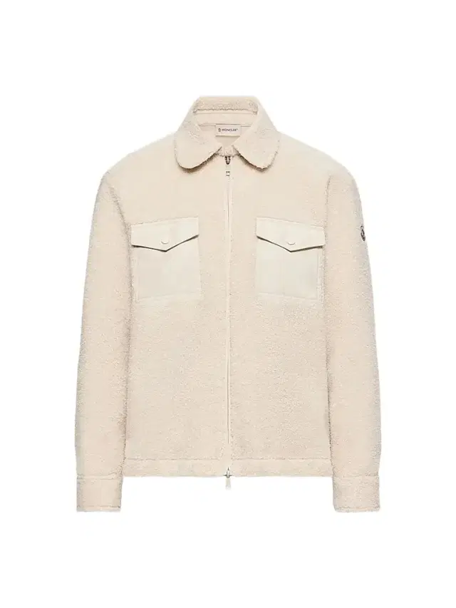 Moncler Women's Jacket in Fleece - Light Beige