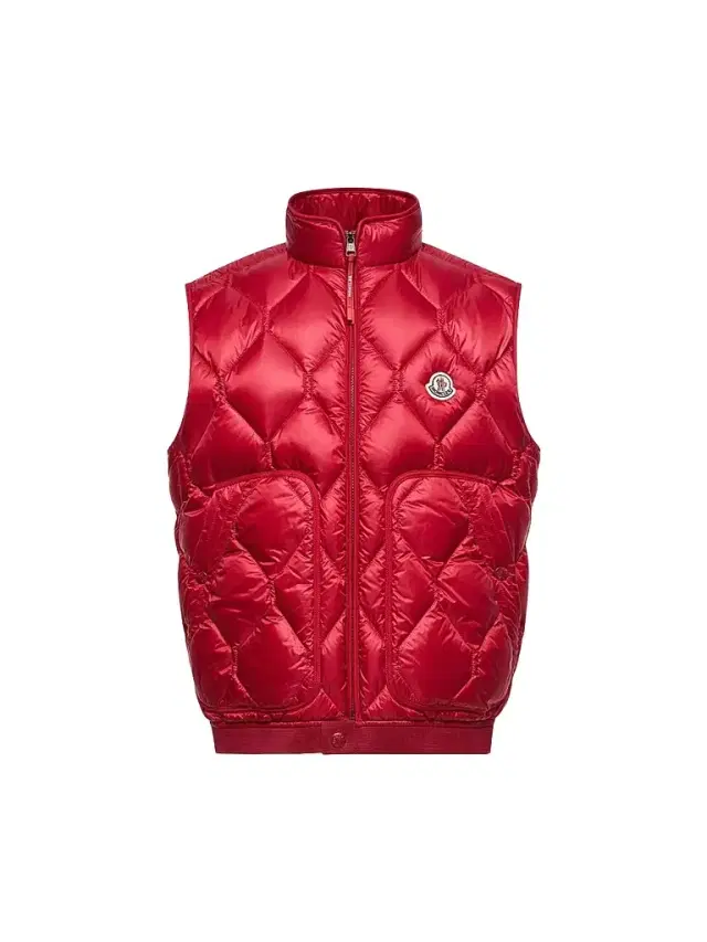 Moncler Men's Erelia Puffer Vest - Dark Red - Size XXXL