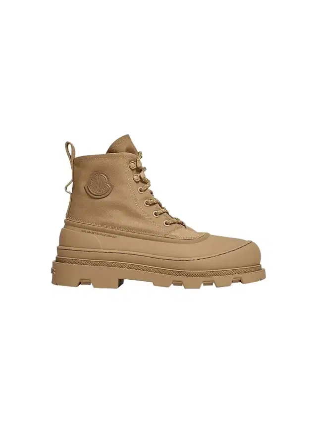 Moncler Men's Vera Sheal Boots - Beige - Size 13