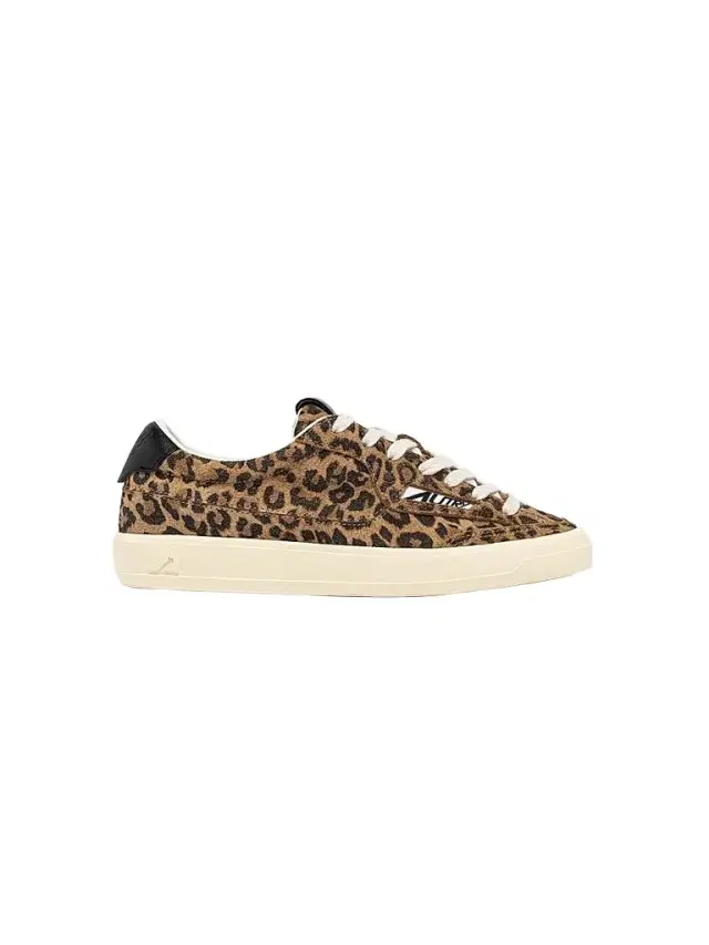 Autry Women's Windscape Leopard-Print Suede Low-Top Sneakers - Suede Leoprint Black - Size 9