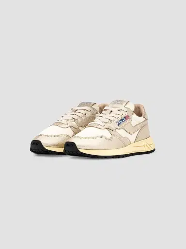Autry Women's Reelwind Logo Leather Sneakers | Thumbnail 2 Autry Women's Reelwind Logo Leather Sneakers | Thumbnail 2
