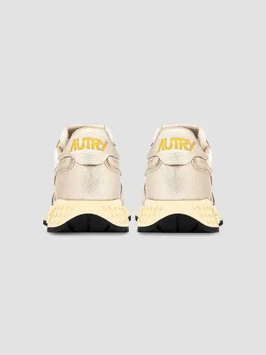 Autry Women's Reelwind Logo Leather Sneakers | Thumbnail 3 Autry Women's Reelwind Logo Leather Sneakers | Thumbnail 3