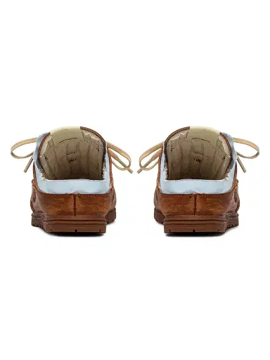 Autry Women's The Windspin Raw-Edge Leather Sneaker Mules | Thumbnail 3 Autry Women's The Windspin Raw-Edge Leather Sneaker Mules | Thumbnail 3