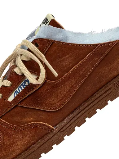 Autry Women's The Windspin Raw-Edge Leather Sneaker Mules | Thumbnail 6 Autry Women's The Windspin Raw-Edge Leather Sneaker Mules | Thumbnail 6