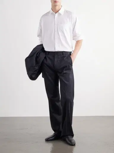 TOTEME Button-Down Cotton-Poplin Shirt - Men | Thumbnail 2 TOTEME Button-Down Cotton-Poplin Shirt - Men | Thumbnail 2