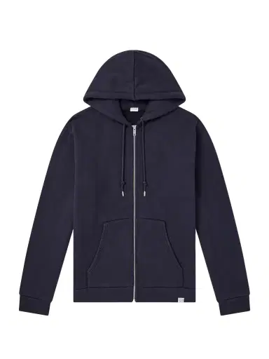 TOTEME Cotton-Fleece Zip-Up Hoodie - Men | Thumbnail 1