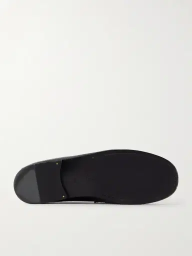 TOTEME Croc-Effect Leather Loafers - Men | Thumbnail 3