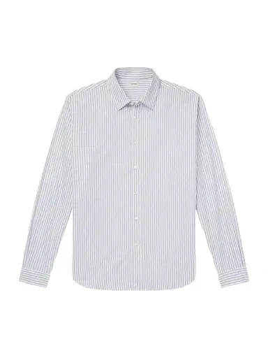 TOTEME Striped Cotton-Poplin Shirt - Men | Thumbnail 1