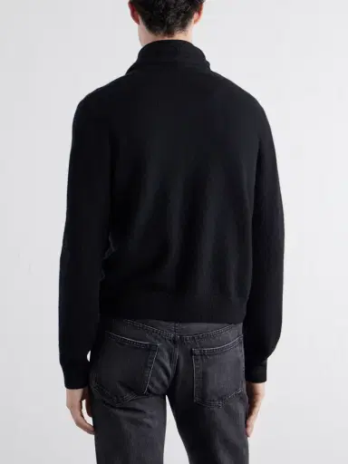 TOTEME Scarf-Detailed Cashmere Cardigan - Men | Thumbnail 4