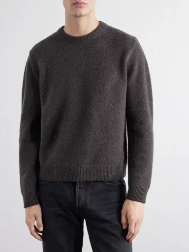 TOTEME Camel Hair Knit Sweater - Men | Thumbnail 3