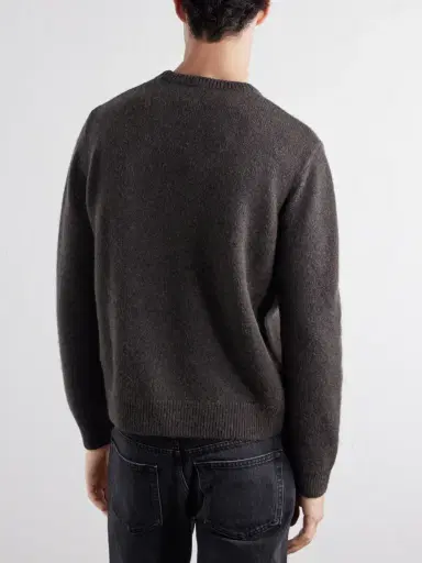 TOTEME Camel Hair Knit Sweater - Men | Thumbnail 4