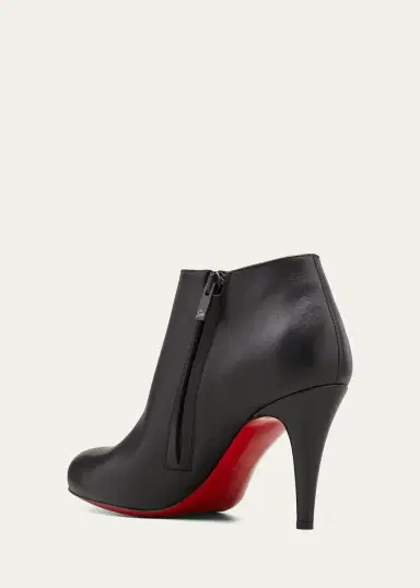 Christian Louboutin Belle Leather Red-Sole Ankle Booties | Thumbnail 2 Christian Louboutin Belle Leather Red-Sole Ankle Booties | Thumbnail 2
