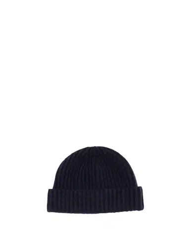 Bergdorf Goodman Men's Rib-Knit Cashmere Beanie Hat | Thumbnail 2