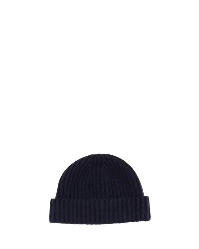 Bergdorf Goodman Men's Rib-Knit Cashmere Beanie Hat
