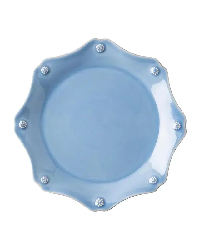 Juliska Berry & Thread Chambray Scalloped Dessert/Salad Plate