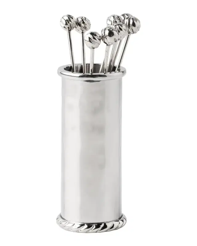 Juliska Graham Cocktail Picks & Holder