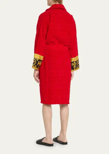 Versace Unisex Barocco Sleeve Robe | Thumbnail 11 Versace Unisex Barocco Sleeve Robe | Thumbnail 11