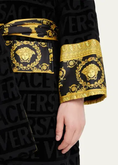 Versace Unisex Barocco Sleeve Robe | Thumbnail 5 Versace Unisex Barocco Sleeve Robe | Thumbnail 5