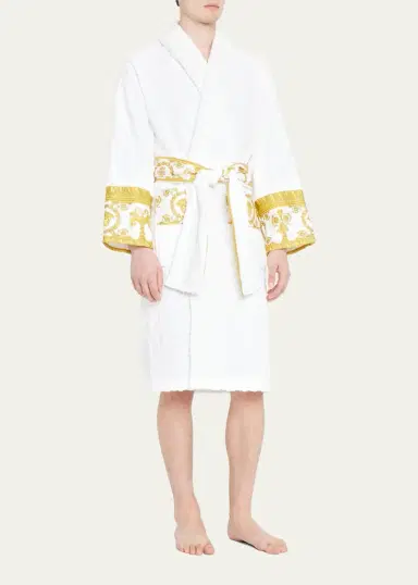 Versace Unisex Barocco Sleeve Robe | Thumbnail 8 Versace Unisex Barocco Sleeve Robe | Thumbnail 8