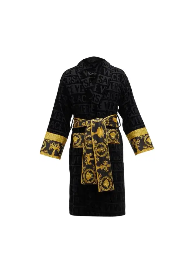 Versace Unisex Barocco Sleeve Robe