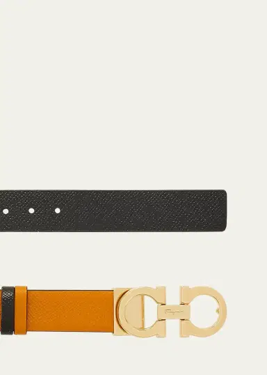 Ferragamo Reversible Leather Gancini Belt | Thumbnail 9 Ferragamo Reversible Leather Gancini Belt | Thumbnail 9
