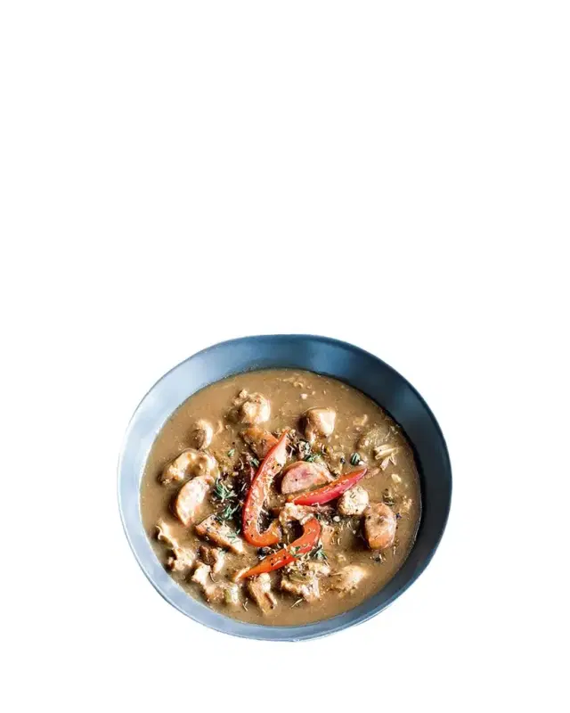 The Cajun Turkey Co Chicken and Andouille Sausage Gumbo