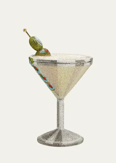 Judith Leiber Couture Beaded Martini Glass Cocktail Clutch | Thumbnail 3 Judith Leiber Couture Beaded Martini Glass Cocktail Clutch | Thumbnail 3