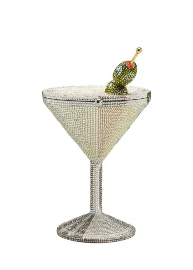Judith Leiber Couture Beaded Martini Glass Cocktail Clutch | Thumbnail 1 Judith Leiber Couture Beaded Martini Glass Cocktail Clutch | Thumbnail 1