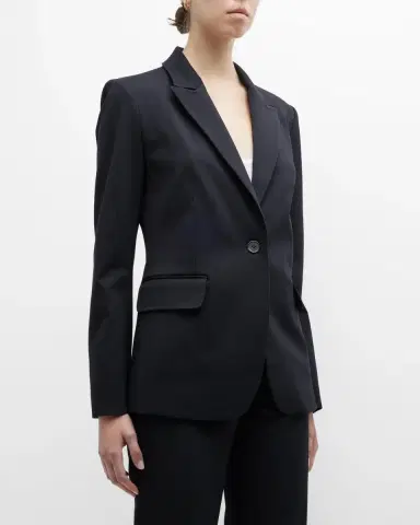Kobi Halperin Collette Peak-Lapel Single-Button Jacket | Thumbnail 4 Kobi Halperin Collette Peak-Lapel Single-Button Jacket | Thumbnail 4