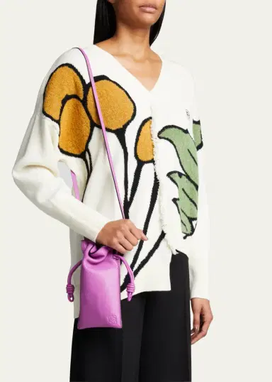 Loewe Flamenco Pocket in Napa Leather with Strap | Thumbnail 2