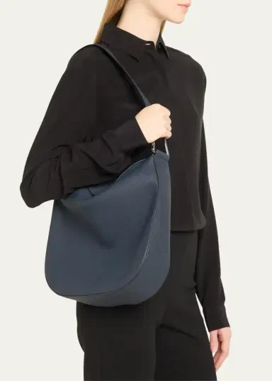 Akris Anna Medium Leather Hobo Bag | Thumbnail 2 Akris Anna Medium Leather Hobo Bag | Thumbnail 2