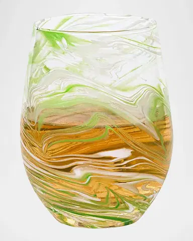 Juliska Puro Marbled Stemless Wine Glass, 15 oz. | Thumbnail 2 Juliska Puro Marbled Stemless Wine Glass, 15 oz. | Thumbnail 2