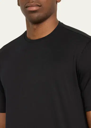 Cesare Attolini Men's Cotton Crew T-Shirt | Thumbnail 5
