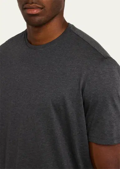 Cesare Attolini Men's Cotton Crew T-Shirt | Thumbnail 9