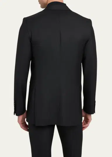 AMIRI Men's MA Double-Breasted Wool Blazer | Thumbnail 3