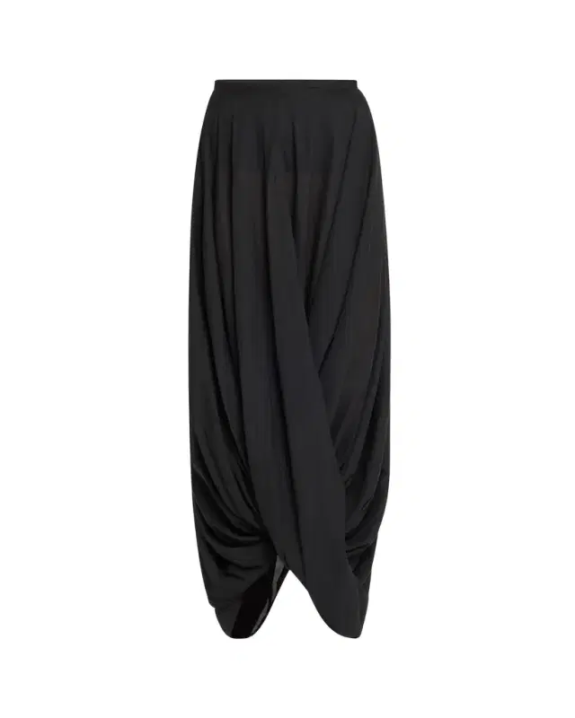 TOTEME Draped Cocoon Maxi Skirt