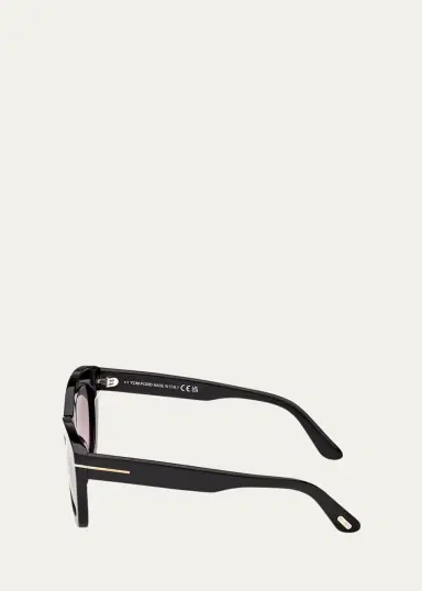 Tom Ford Linda-02 Polarized Acetate Cat-Eye Sunglasses | Thumbnail 3