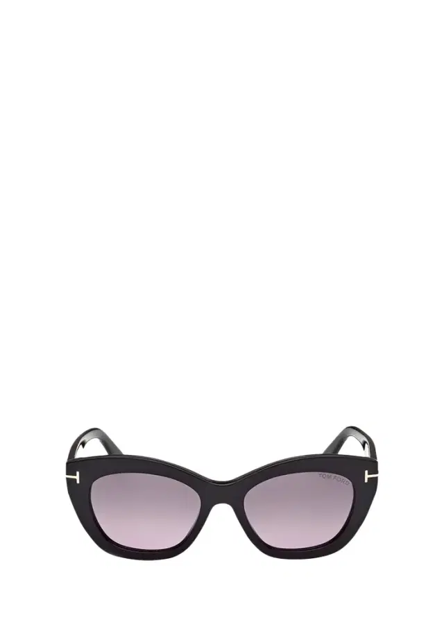 Tom Ford Linda-02 Polarized Acetate Cat-Eye Sunglasses