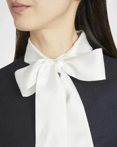 Thom Browne Tie-Neck Straight Shift Dress | Thumbnail 5