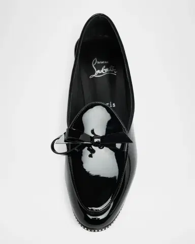 Christian Louboutin Mocastrass Embellished Patent Leather Loafers | Thumbnail 4 Christian Louboutin Mocastrass Embellished Patent Leather Loafers | Thumbnail 4