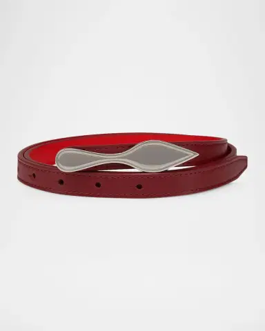 Christian Louboutin Bettina Reversible Leather Belt | Thumbnail 2